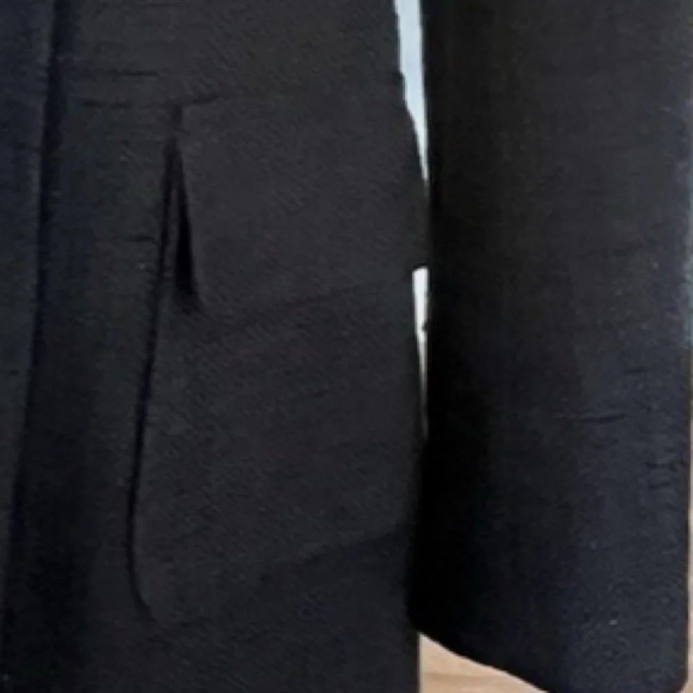 Theory S “Gessa tweed” GUC wool/cotton Black Textured Blazer w/ metallic thread - Picture 11 of 11